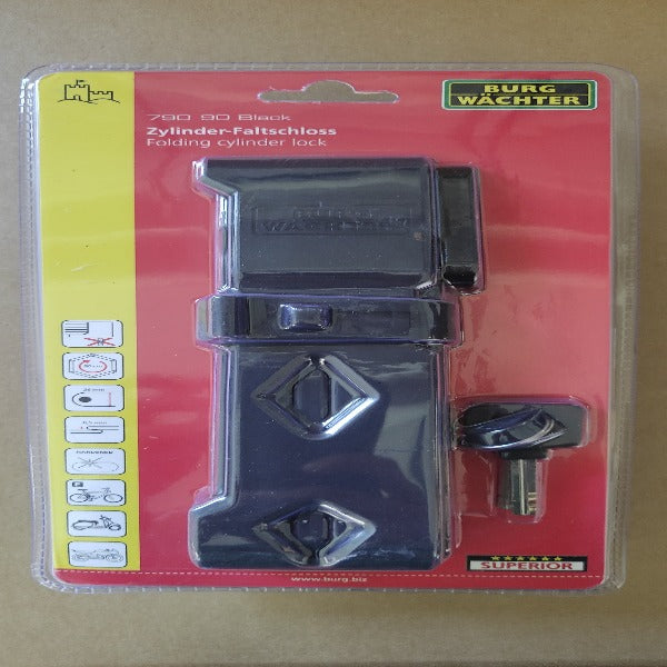 Ultimativer Schutz für Ihr E-Bike: Faltschloss 790 90 Black von BURG-WÄCHTER