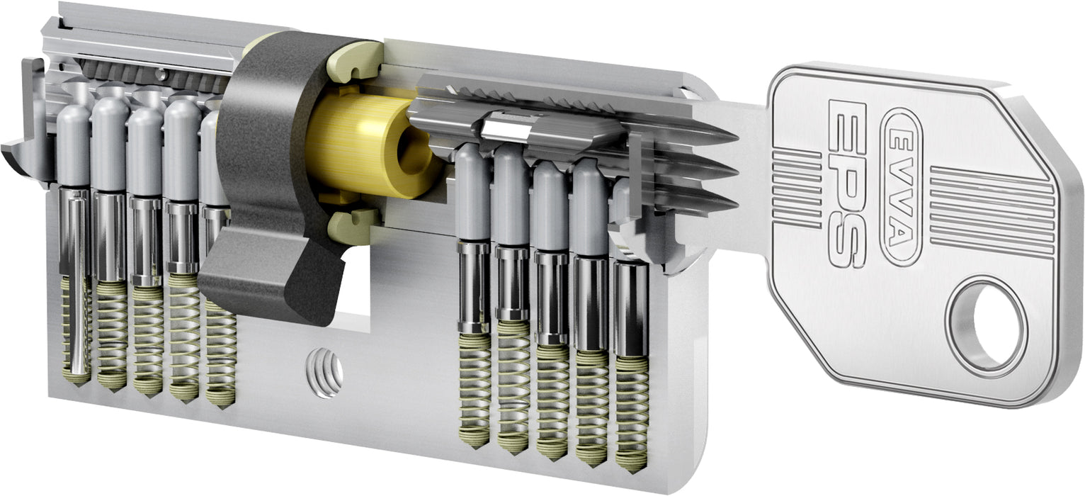 EVVA EPS 5 Profilzylinder Länge 31 mm / 31 mm; 3 Einzelschlüssel
